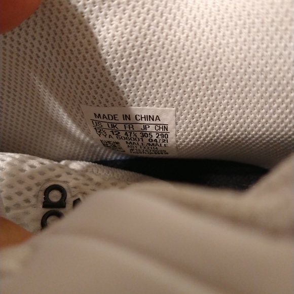 Sz 12.5 Adidas Freak Carbon Football Cleats FX2114 White Black Stripes Rare size - Picture 10 of 10